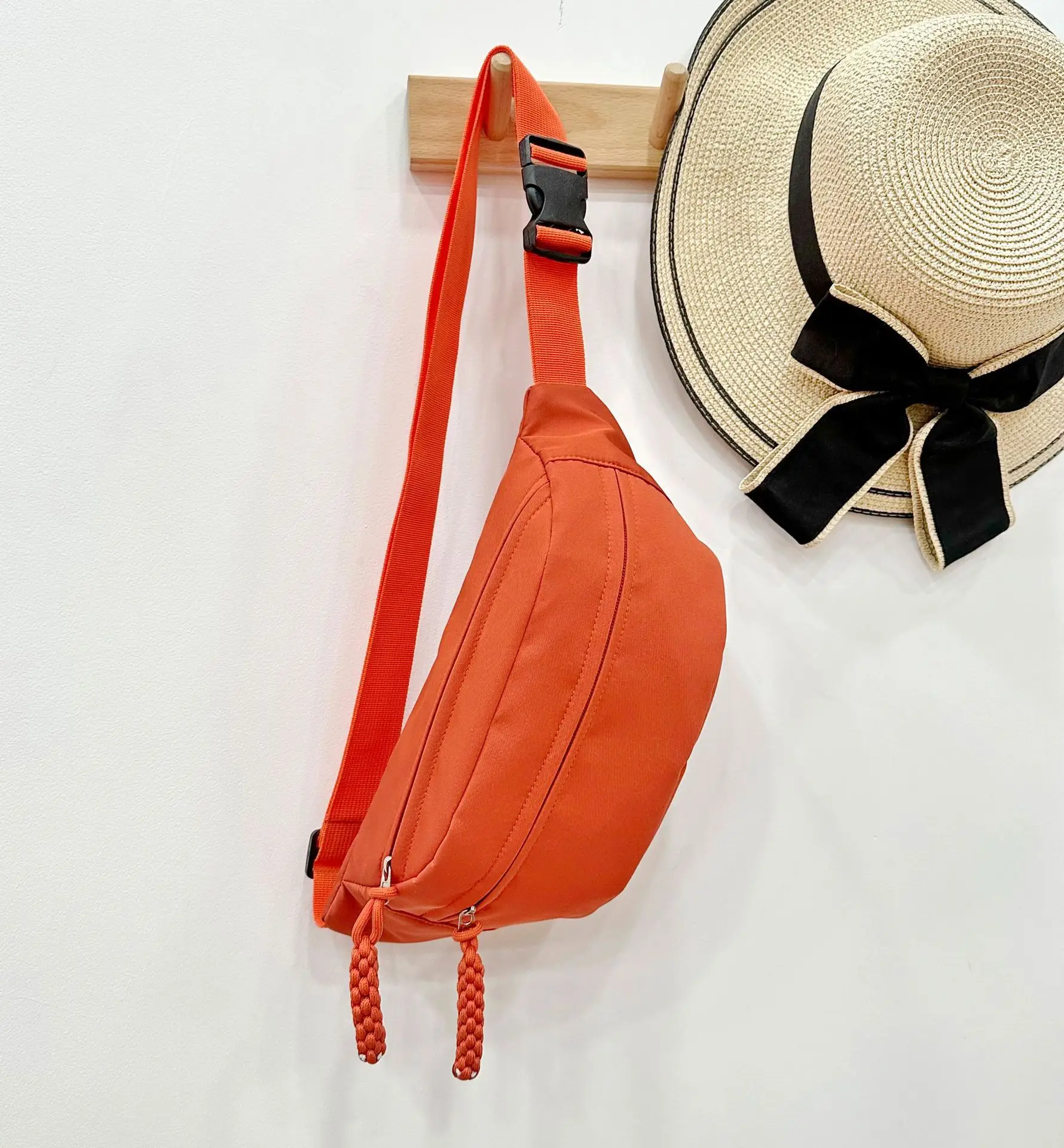 Japanese Style White Crossbody Phone Bag for Women