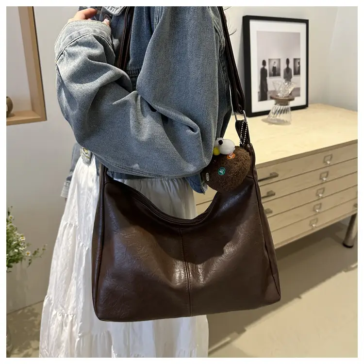 White PU Shoulder Bag for Women 2024 Spring - Image 8