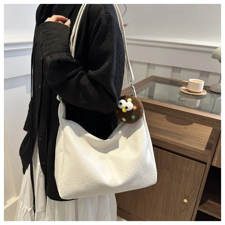 White PU Shoulder Bag for Women 2024 Spring — feature 12