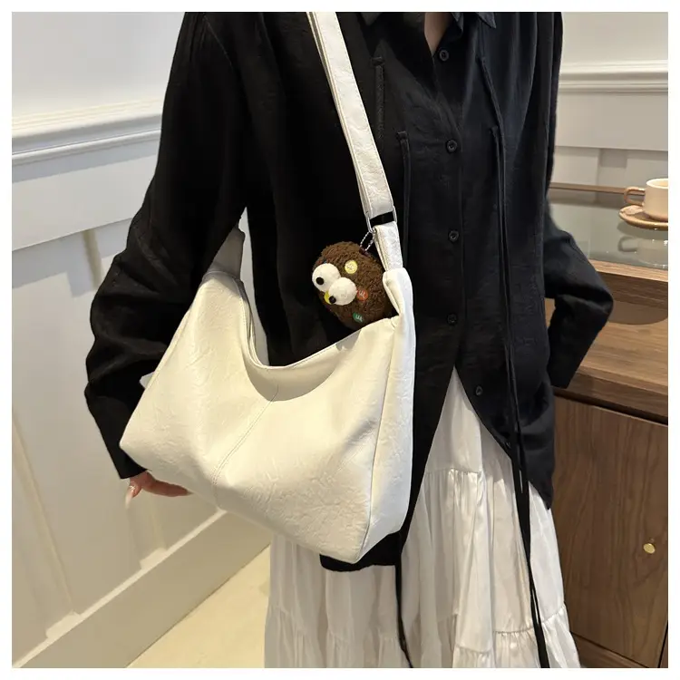 White PU Shoulder Bag for Women 2024 Spring — feature 13