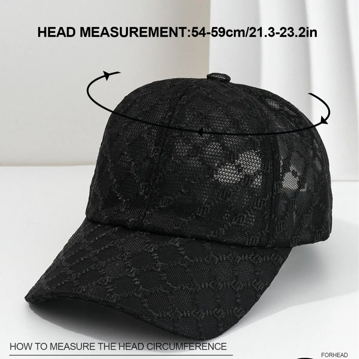 Men's Vintage Embroidered Baseball Cap Adjustable Sun Hat - Image 6