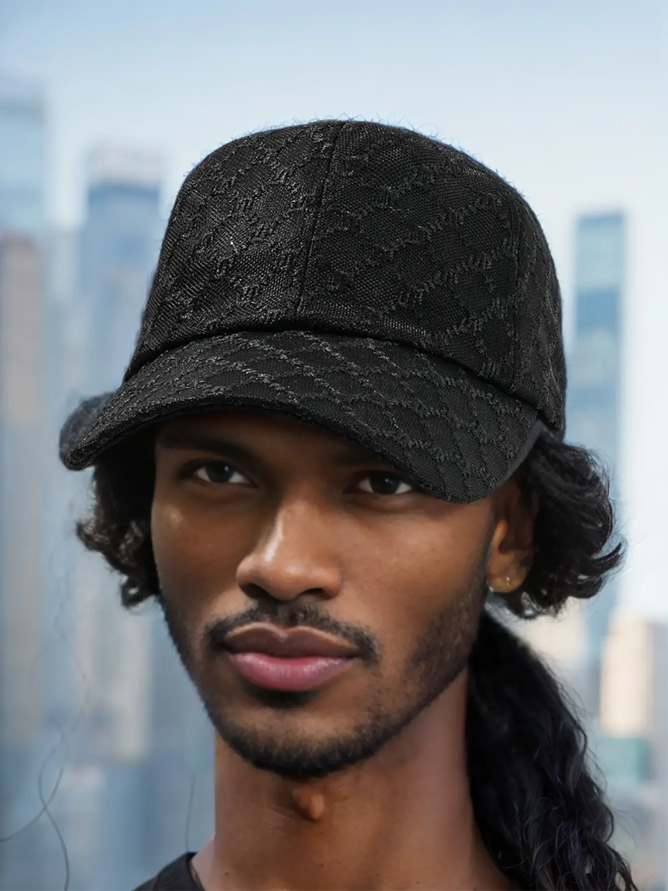 Men's Vintage Embroidered Baseball Cap Adjustable Sun Hat — feature 1