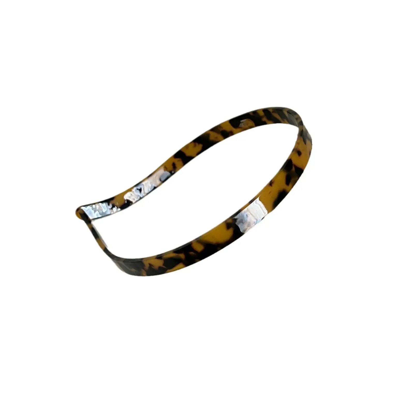 Women Acetate Hair Band with White Headband 2024