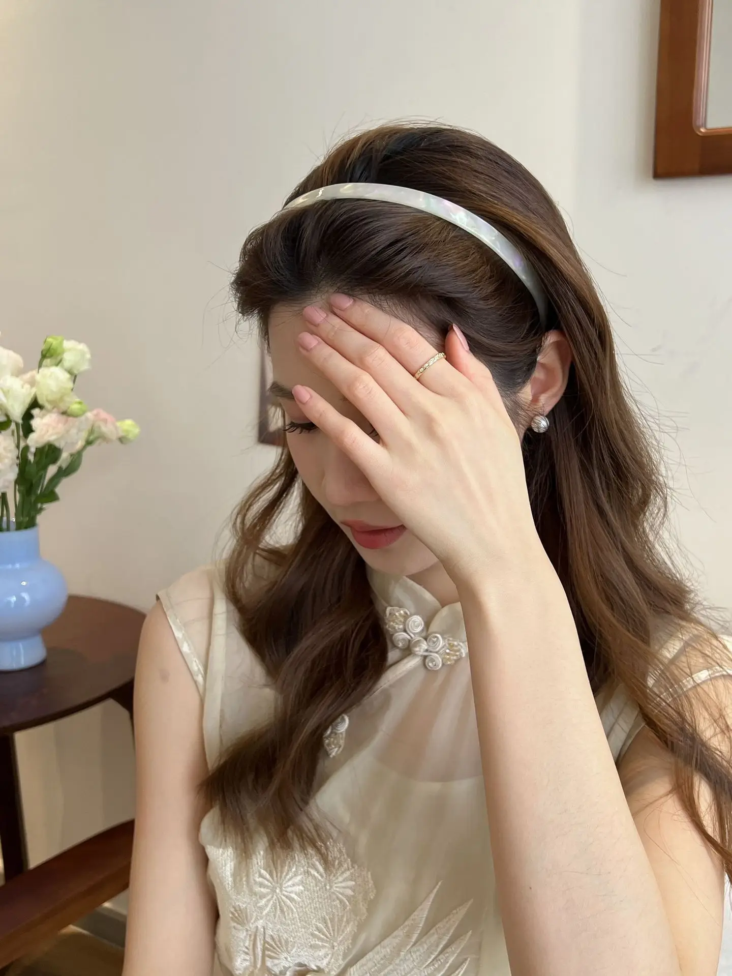 Women Acetate Hair Band with White Headband 2024 — feature 7