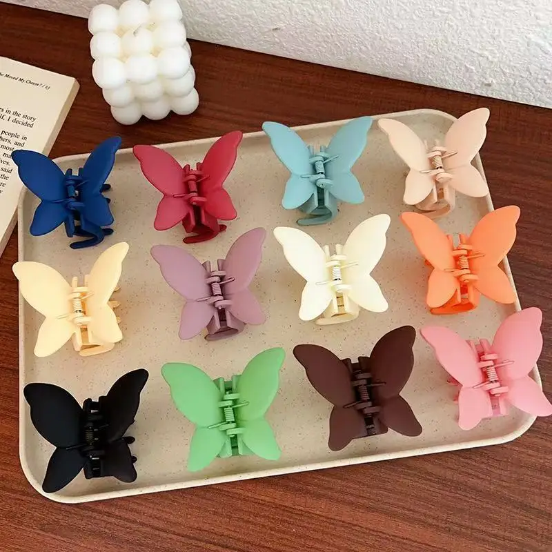 Butterfly Hair Clip with Spray Paint Back for Women — feature 3