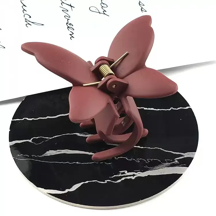 Butterfly Hair Clip with Spray Paint Back for Women - Image 13