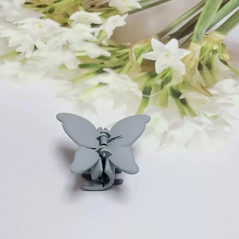 Butterfly Hair Clip with Spray Paint Back for Women - Image 4
