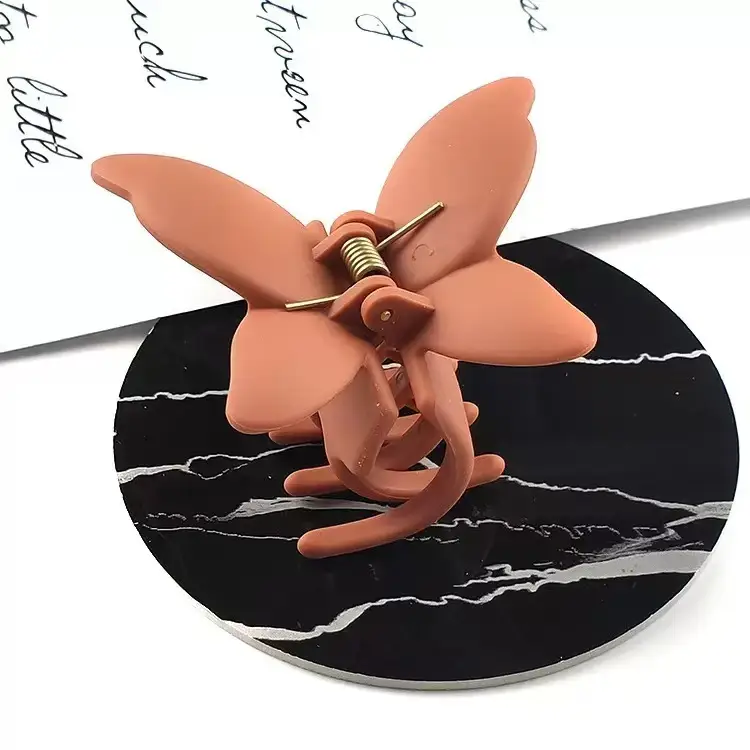 Butterfly Hair Clip with Spray Paint Back for Women - Image 5