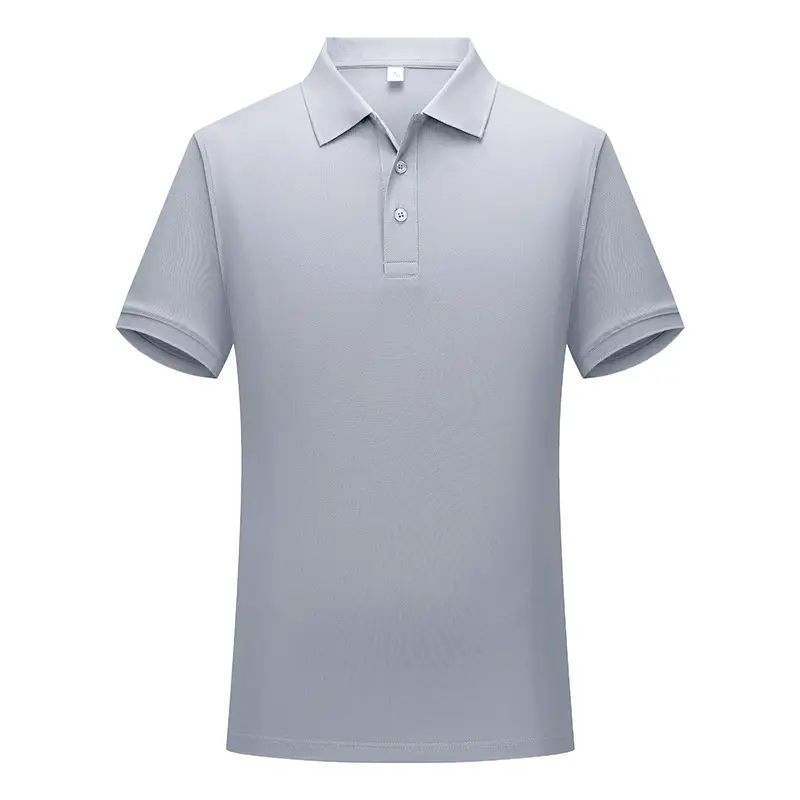 Men Red Polo Shirt 32" Double Buckle Anti-Wrinkle - Image 5