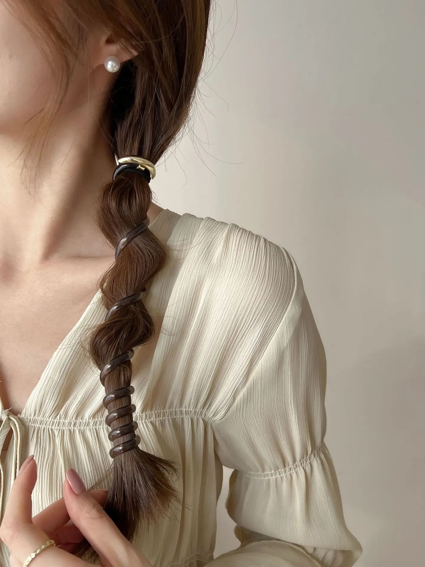 Elegant Bubble Braid Ponytail Hair Accessory for Women — feature 17