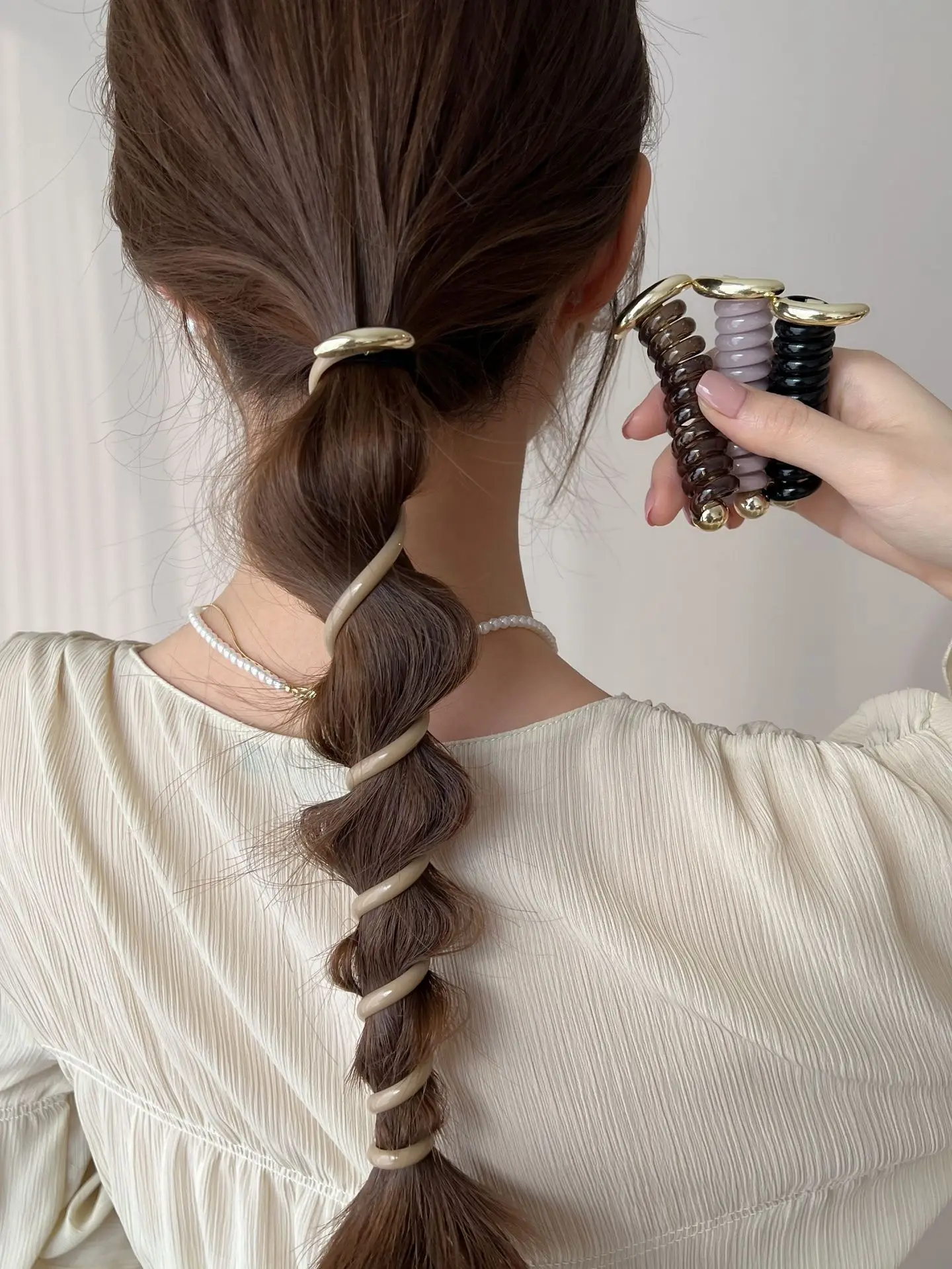 Elegant Bubble Braid Ponytail Hair Accessory for Women — feature 19
