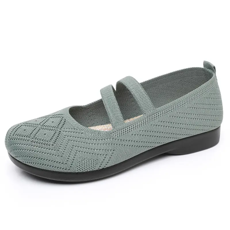 Summer Flying Mesh Women's Shoes Old Beijing Cloth Shoes Comfortable Breathable Middle-aged and Elderly Women's Single Shoes Soft Sole Non-slip Mother Shoes - Image 7