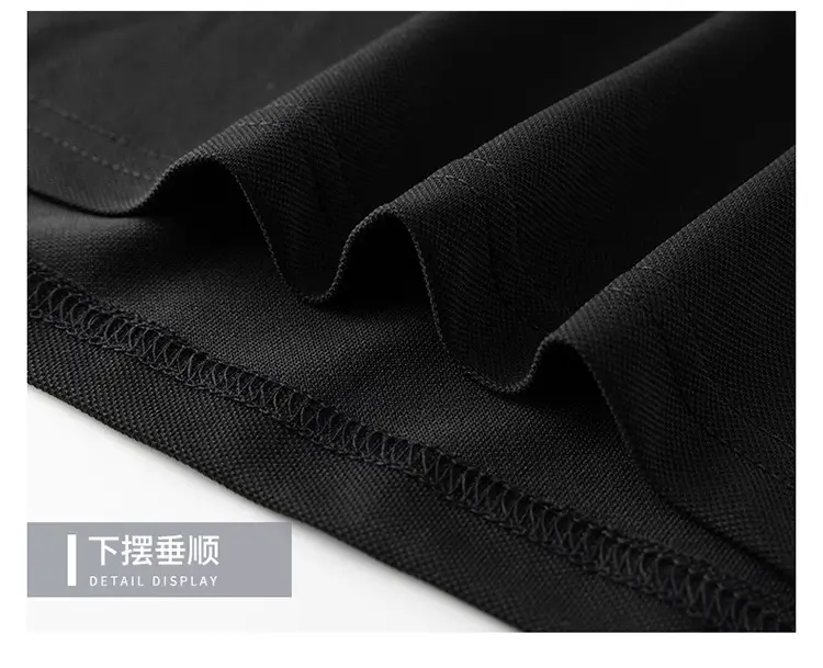 Men Navy Blue Cross Border Polo T-Shirt Short Sleeve — feature 17