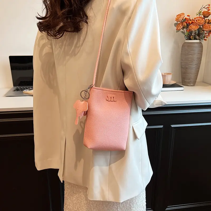 Purple PU Crossbody Phone Bag for Women - Image 8