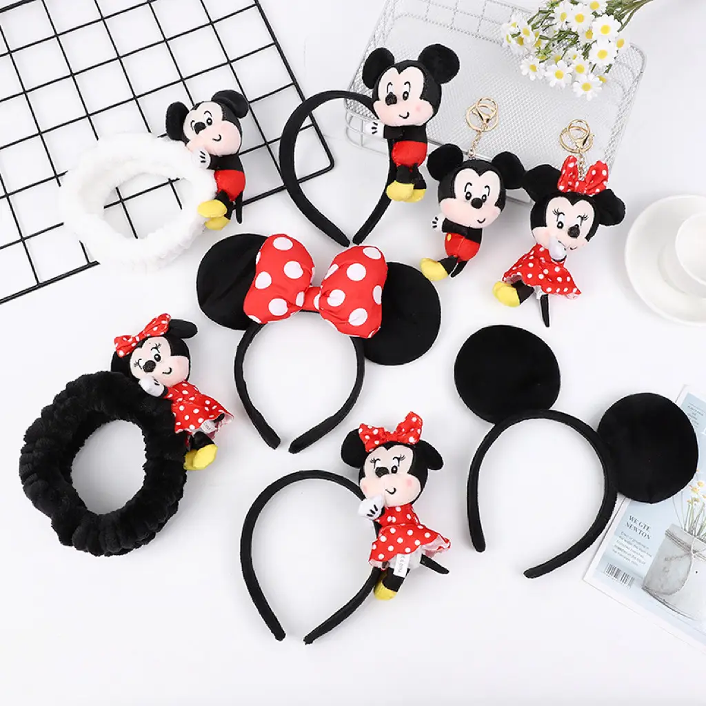 Minnie Mouse Hair Bands Bow Headband Set for Girls — feature 6