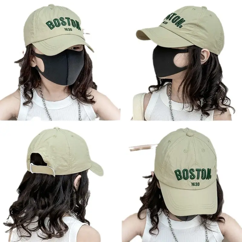 Green Korean Style Baby Sunscreen Cap - Image 17