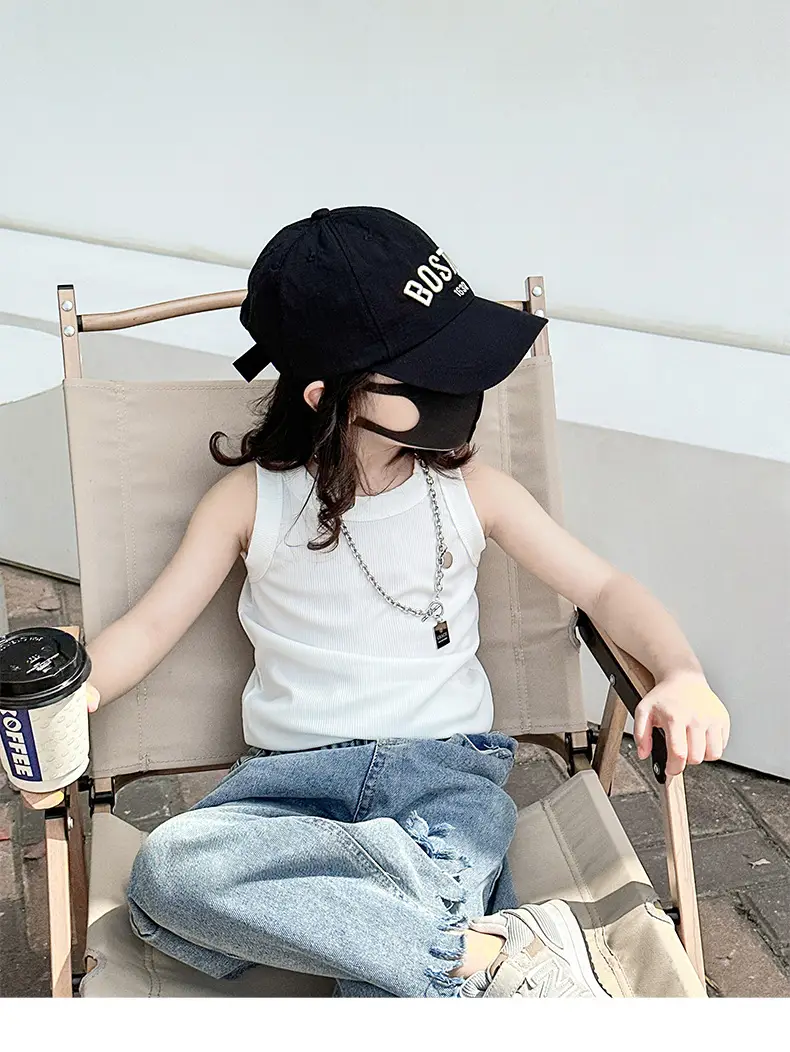 Green Korean Style Baby Sunscreen Cap — feature 1