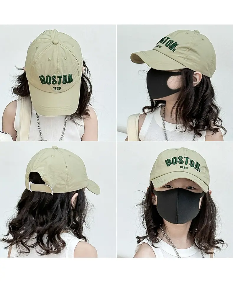 Green Korean Style Baby Sunscreen Cap — feature 15