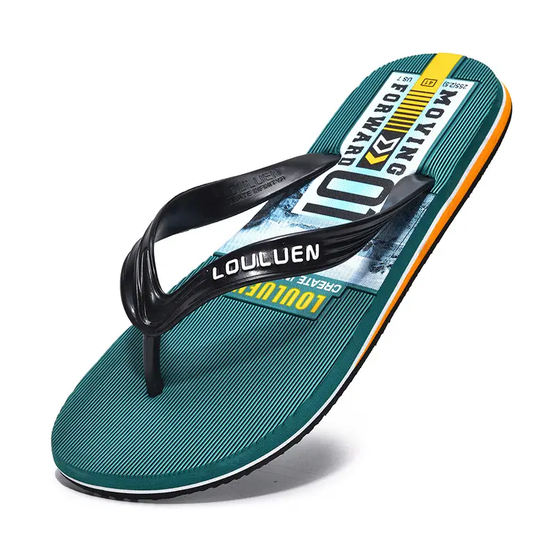 2025 Summer New Style Flip Flops Men's Outer Wear Trendy Casual Beach Men's Flip Flops Anti-Slip Sandals Household - Image 11