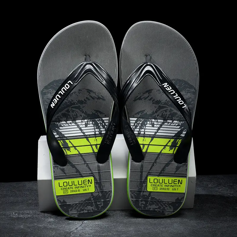 2025 Summer New Style Flip Flops Men's Outer Wear Trendy Casual Beach Men's Flip Flops Anti-Slip Sandals Household - Image 6