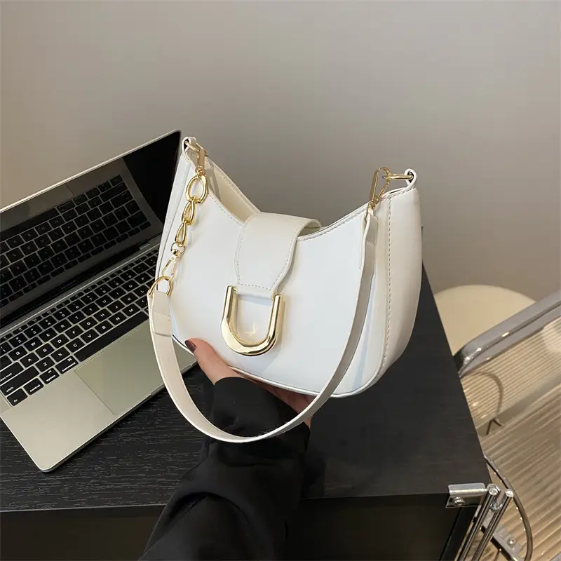 Vintage Women's Shoulder Bag Black 2024 Spring Summer - Image 6