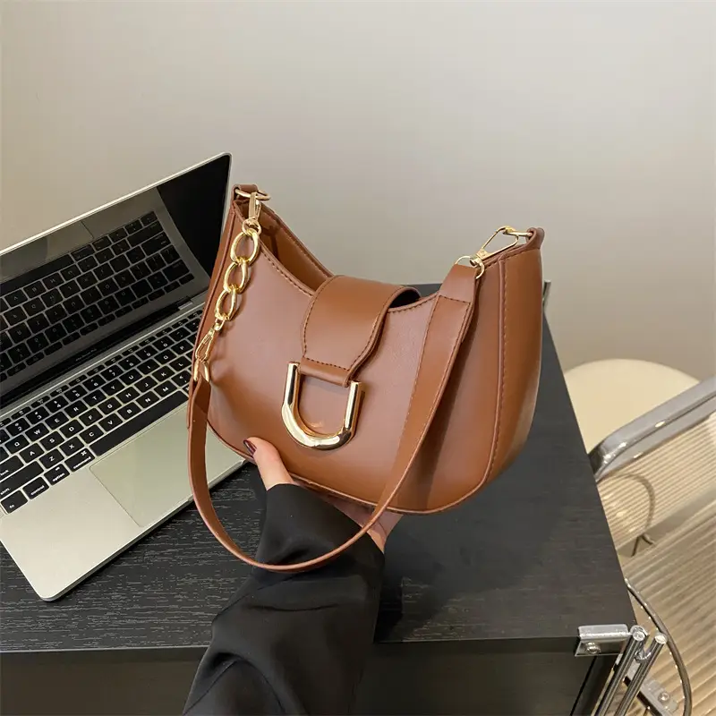 Vintage Women's Shoulder Bag Black 2024 Spring Summer - Image 7