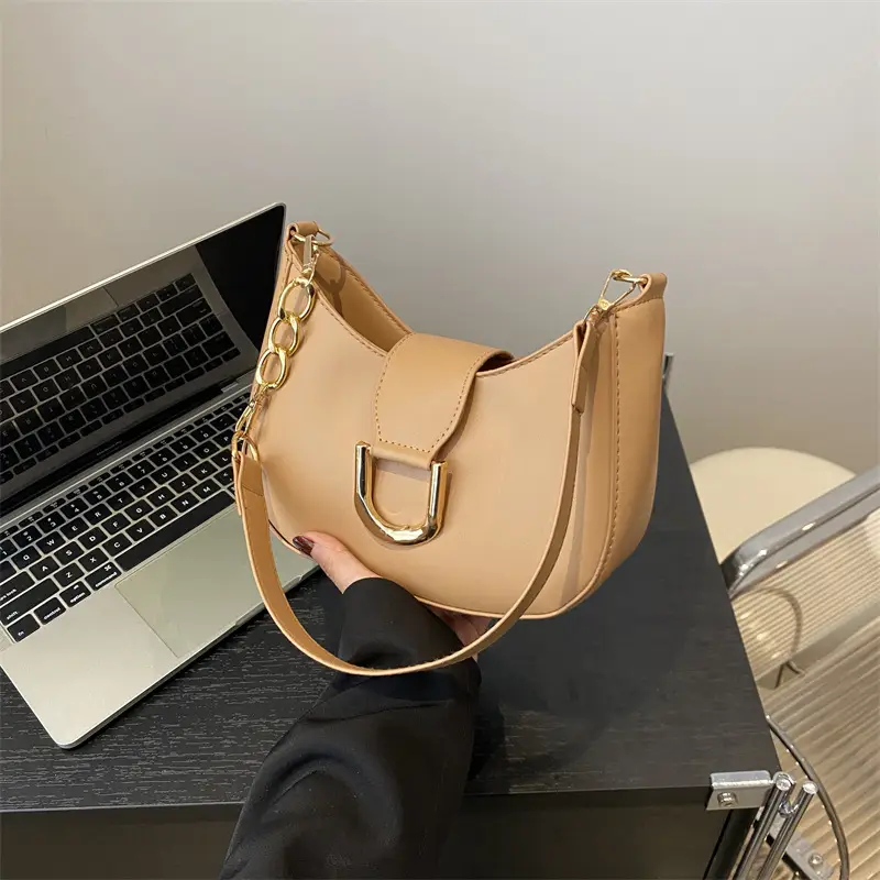 Vintage Women's Shoulder Bag Black 2024 Spring Summer - Image 8