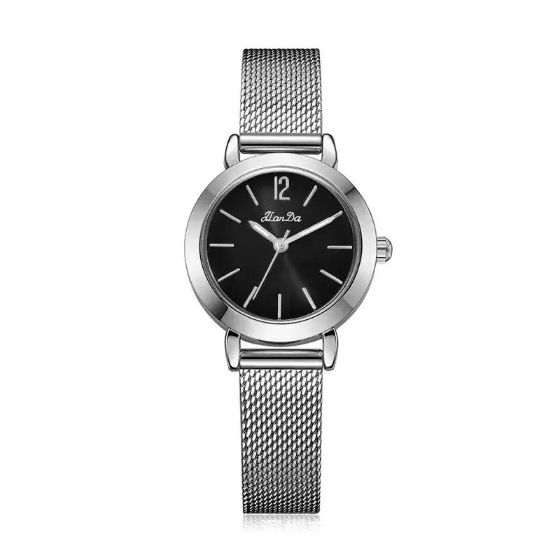 Elegant Rose Gold Mesh Watch for Women - Image 6