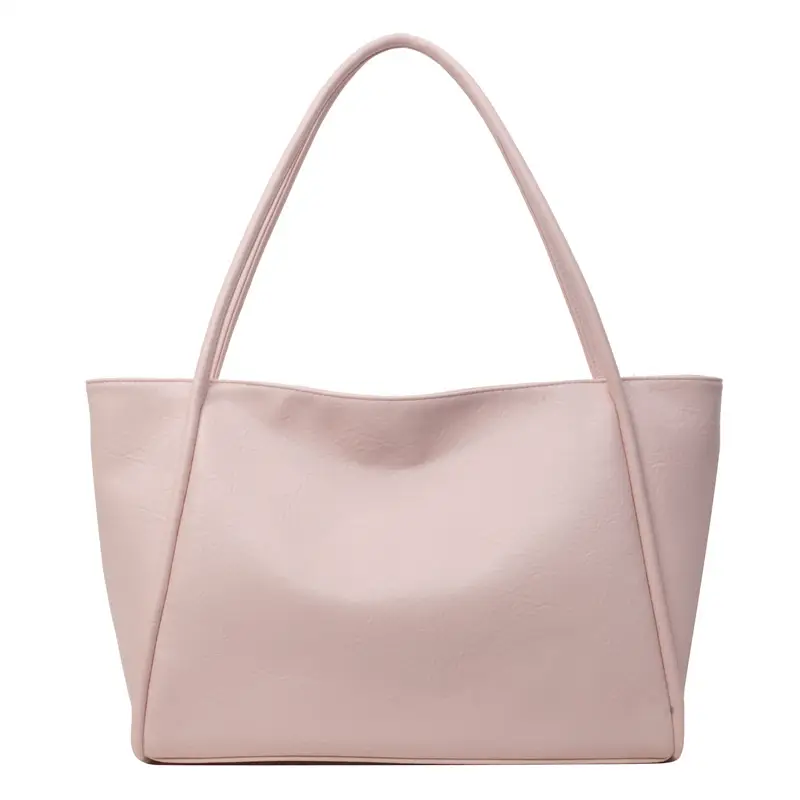 Black Leather Tote Bag for Women Summer 2024 - Image 4