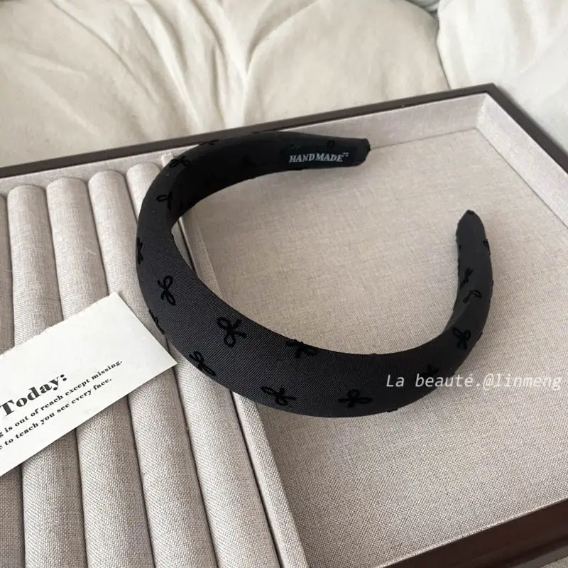 Gray Textured Korean Style Headband for Women - Image 51