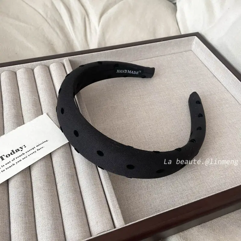 Gray Textured Korean Style Headband for Women - Image 55