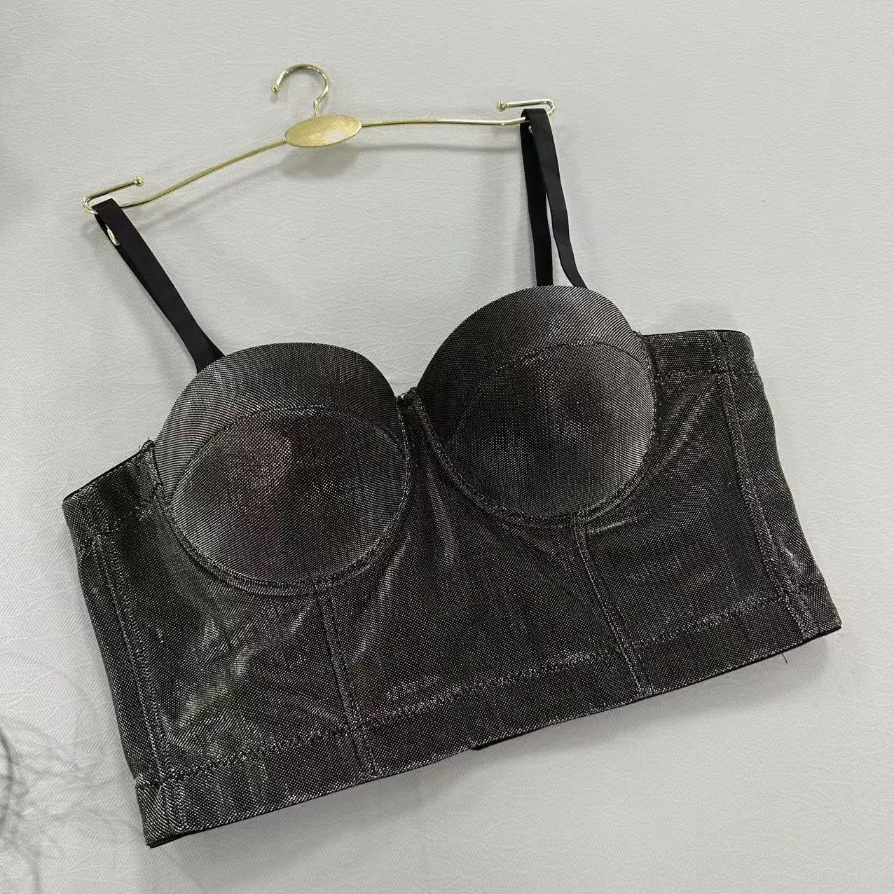 Blue Shiny Cationic Sling Underwear for Women — feature 7
