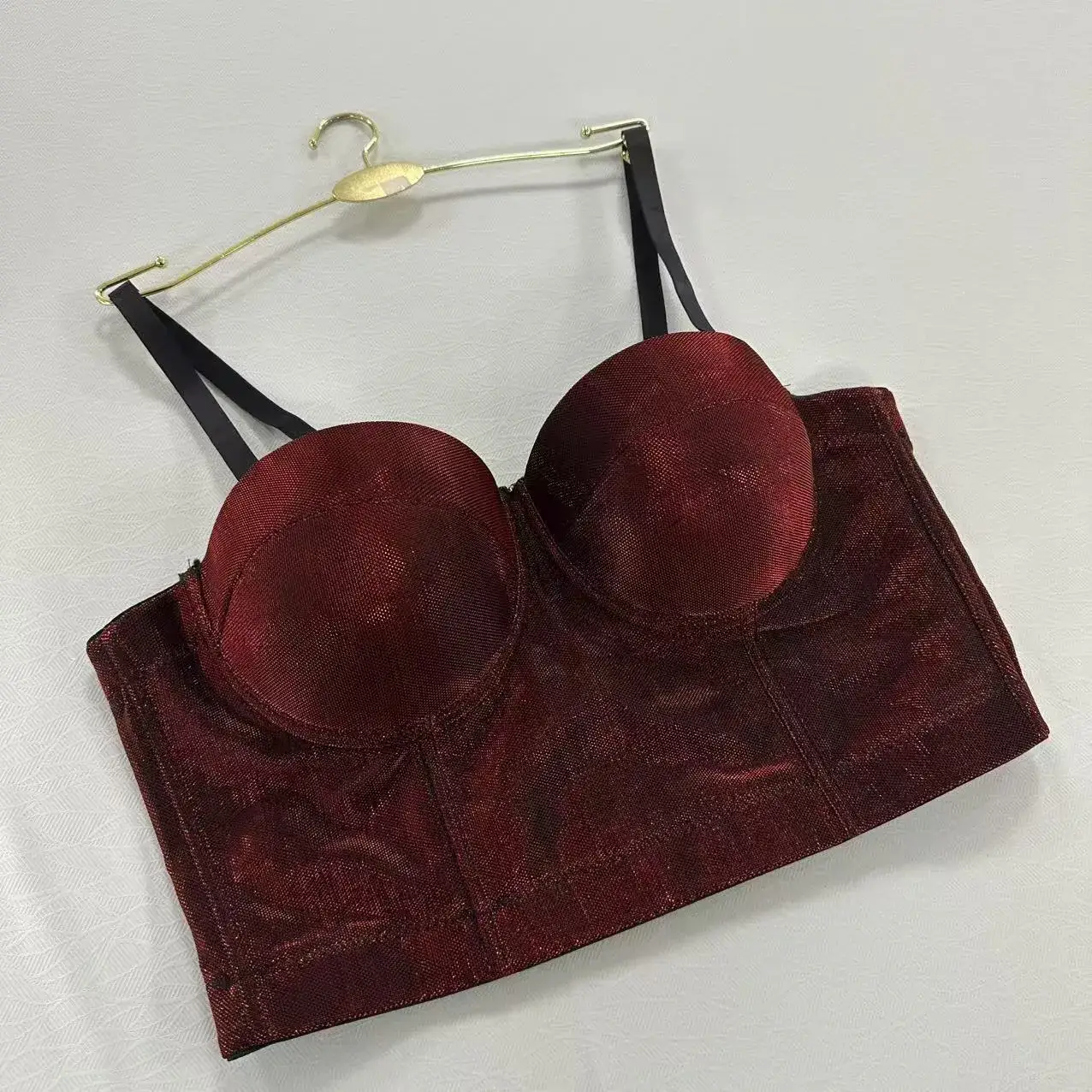 Blue Shiny Cationic Sling Underwear for Women — feature 8