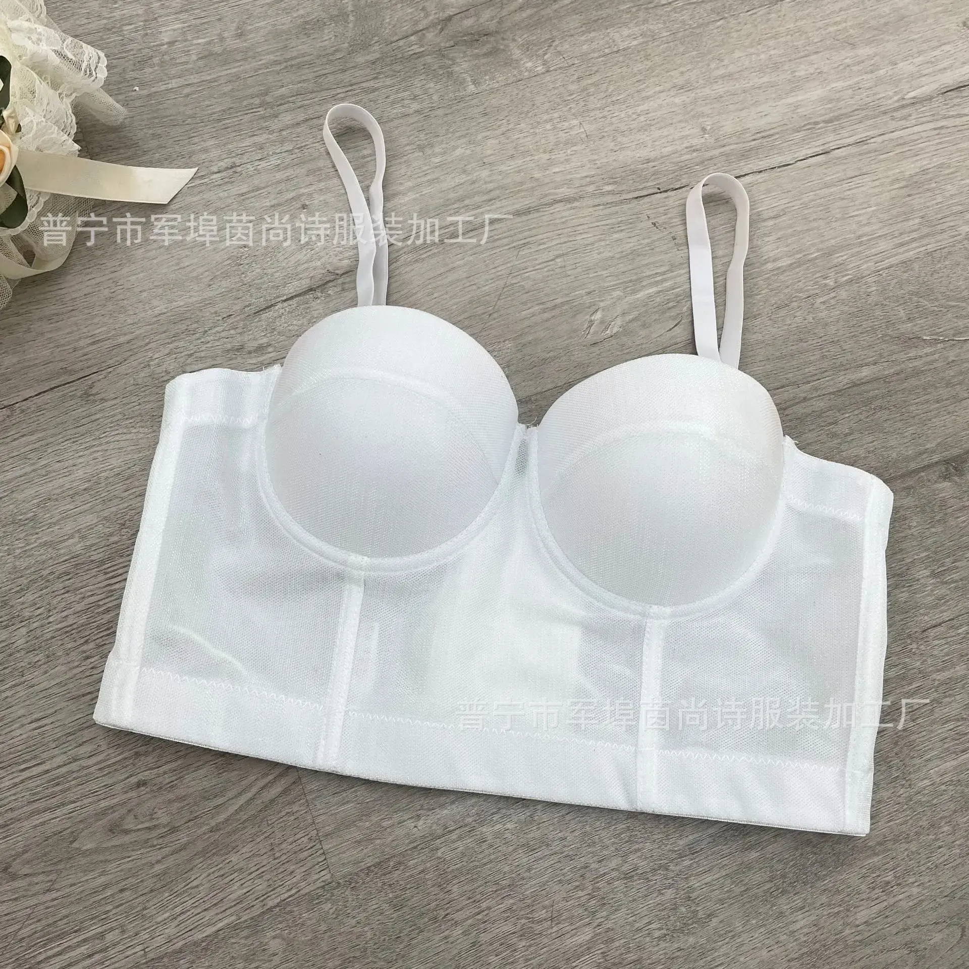 Blue Shiny Cationic Sling Underwear for Women - Image 2
