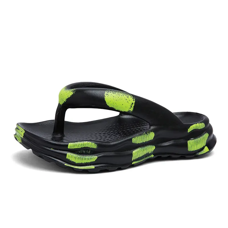 2024 Men's Black Green EVA Beach Sandals - Image 8