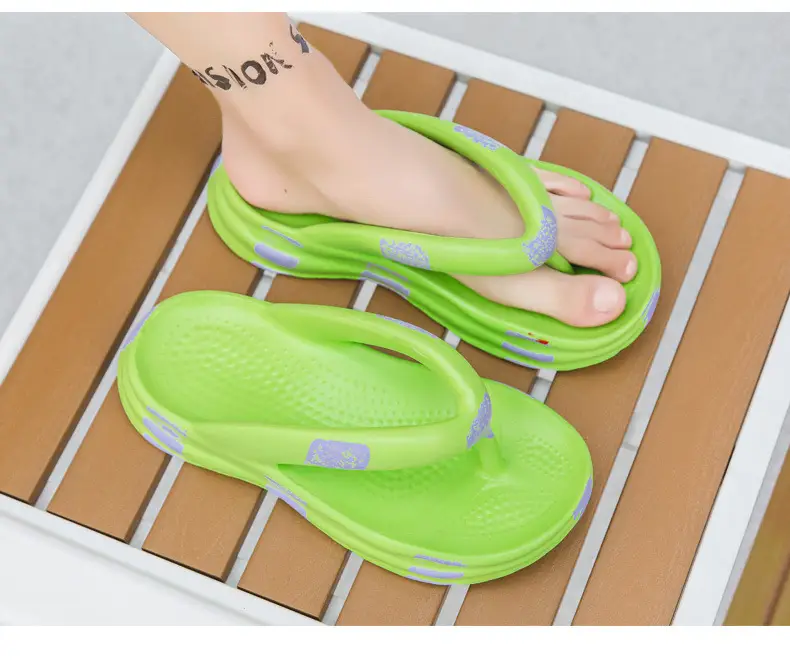 2024 Men's Black Green EVA Beach Sandals — feature 13