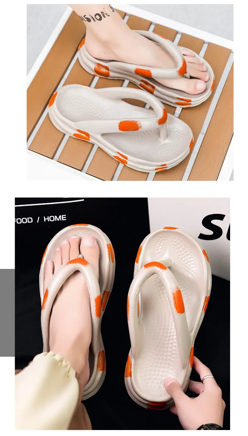 2024 Men's Black Green EVA Beach Sandals — feature 9
