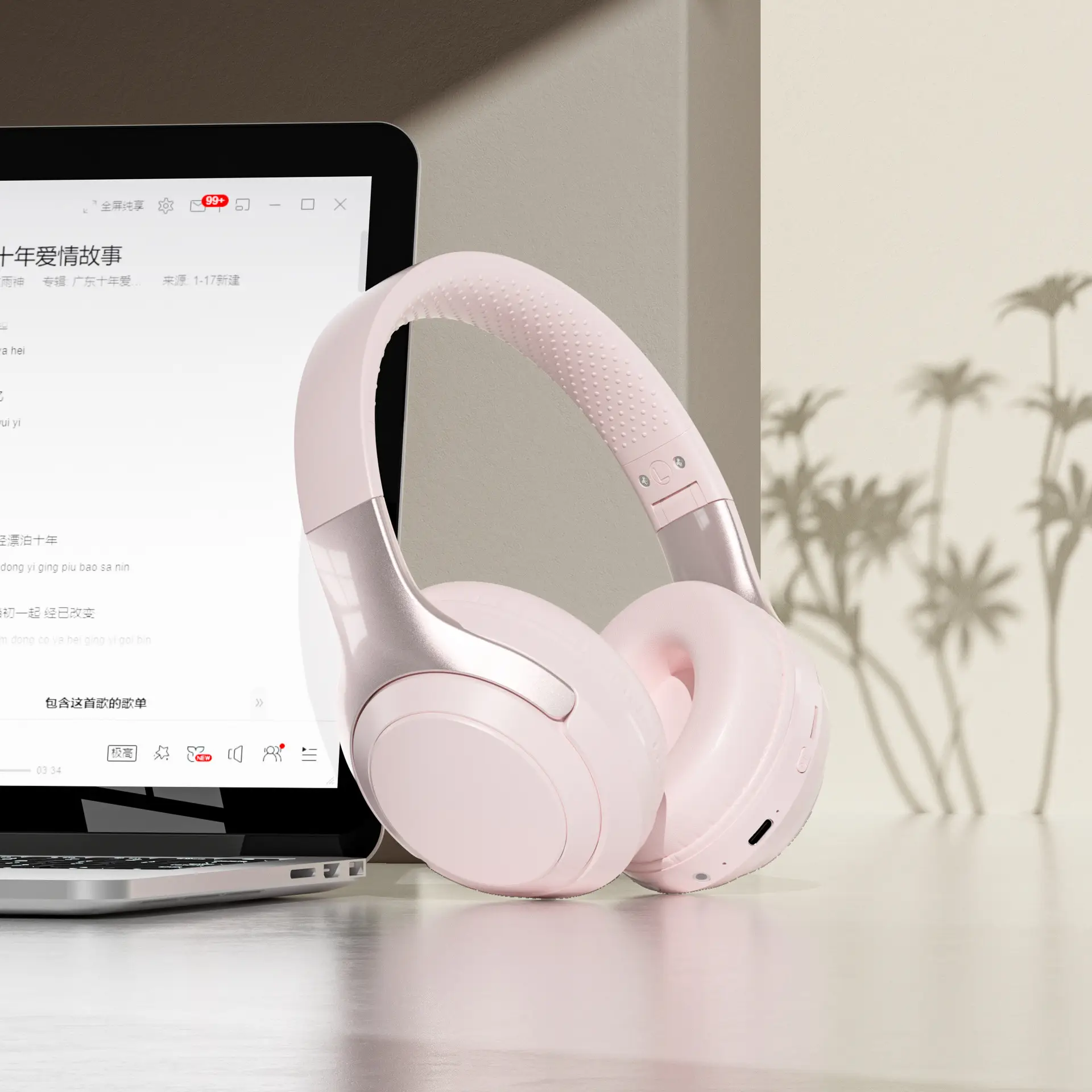 Wireless Bluetooth Headset with TF Card & Type-C Ports - Image 3