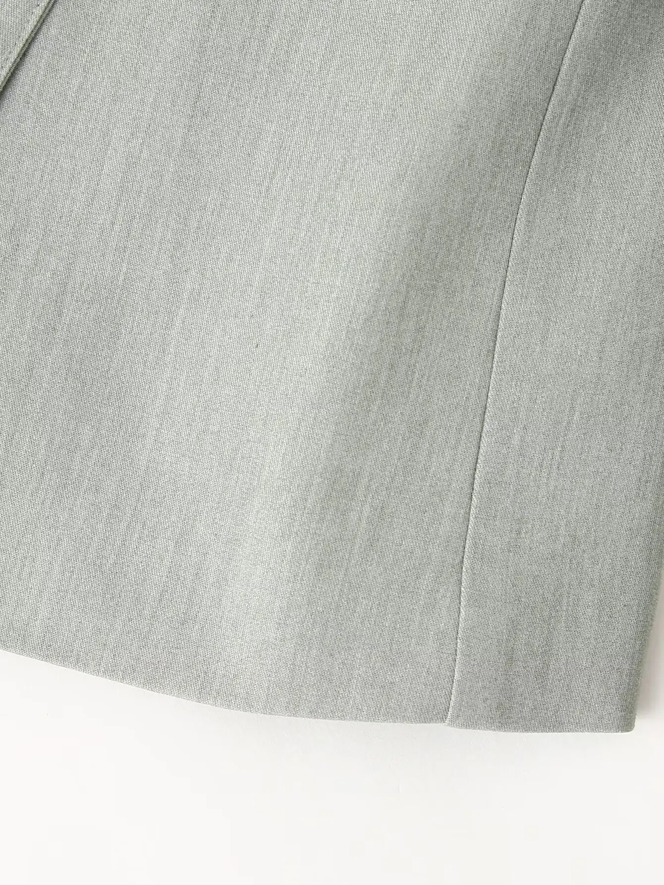 Women 2-Piece Grey Belted Suit Jacket & Shorts Set — feature 13