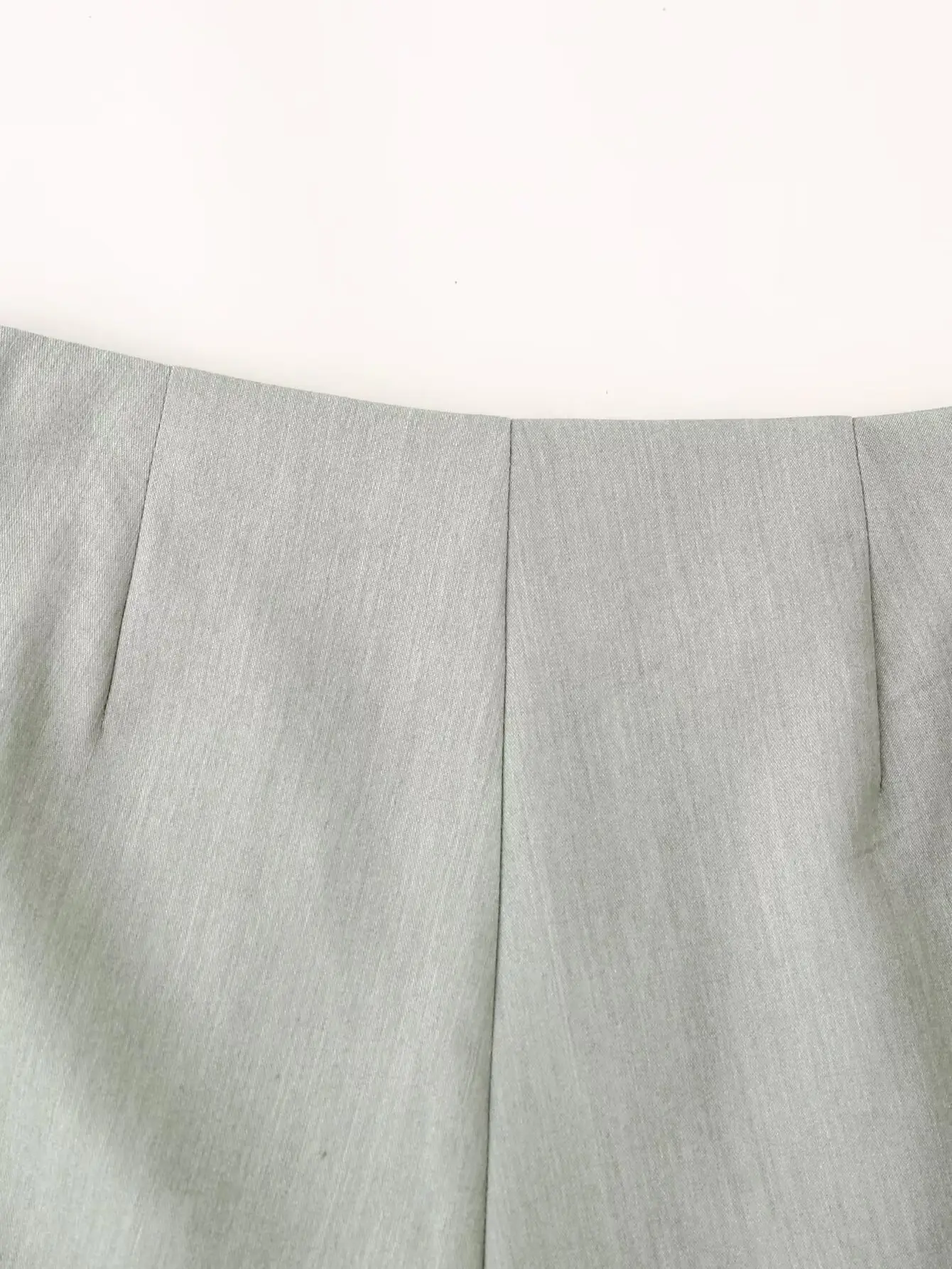 Women 2-Piece Grey Belted Suit Jacket & Shorts Set — feature 30