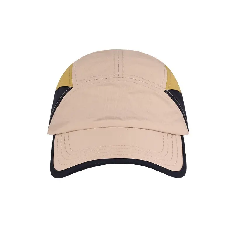 Men's Grey Baseball Cap with Extra Long Brim - Image 9