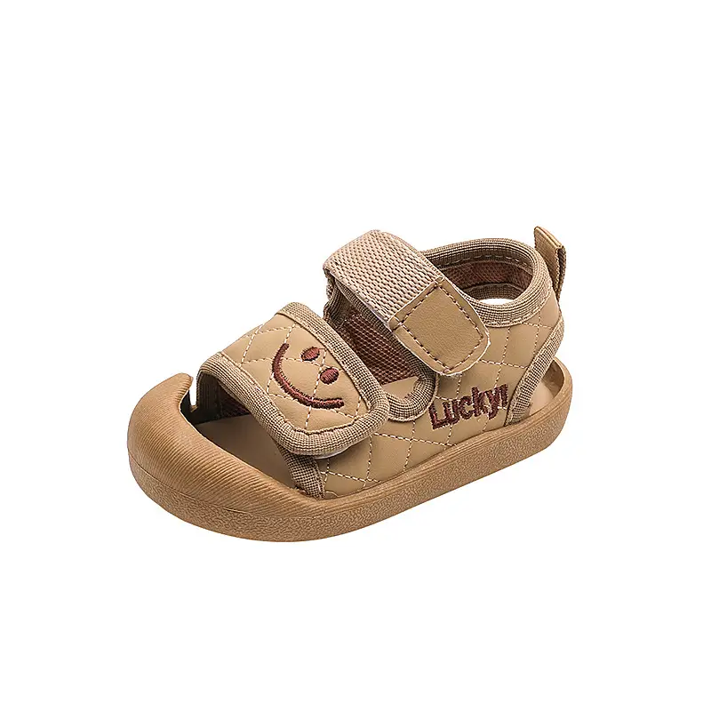 Summer Smiley Toddler Sandals 0-2Yrs Kick Proof
