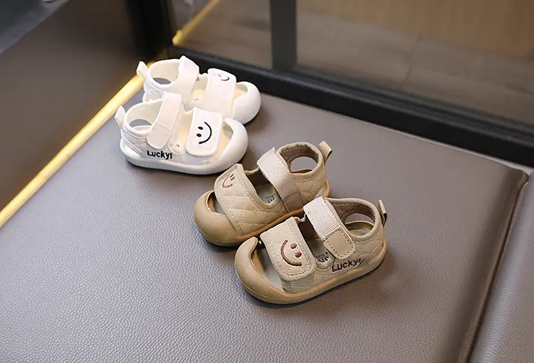 Summer Smiley Toddler Sandals 0-2Yrs Kick Proof — feature 3