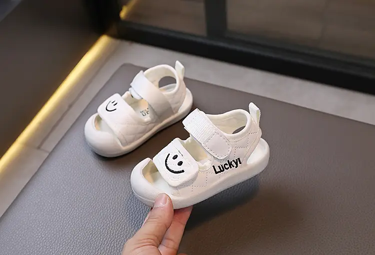 Summer Smiley Toddler Sandals 0-2Yrs Kick Proof — feature 6