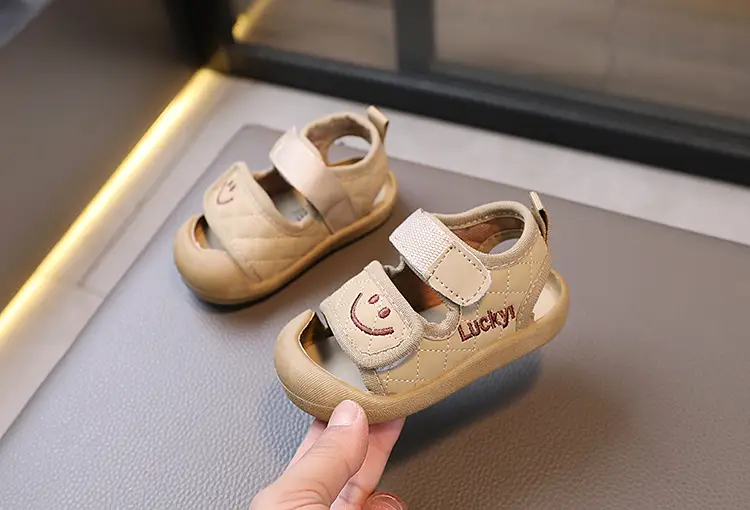 Summer Smiley Toddler Sandals 0-2Yrs Kick Proof — feature 9