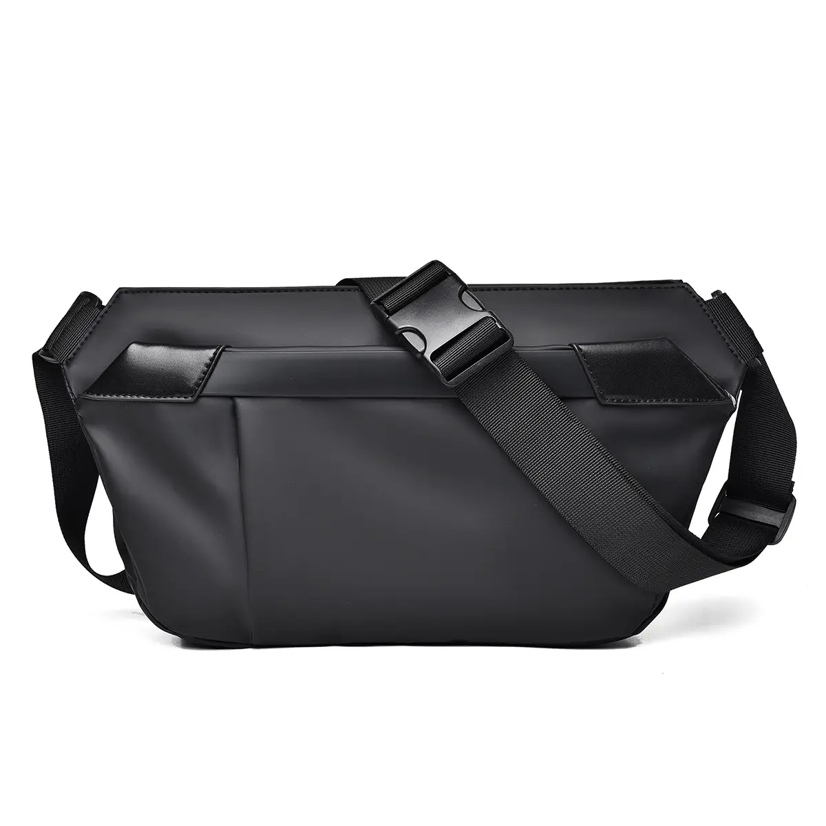 Men's Korean Style Crossbody Bag Black Grey All-match - Image 8