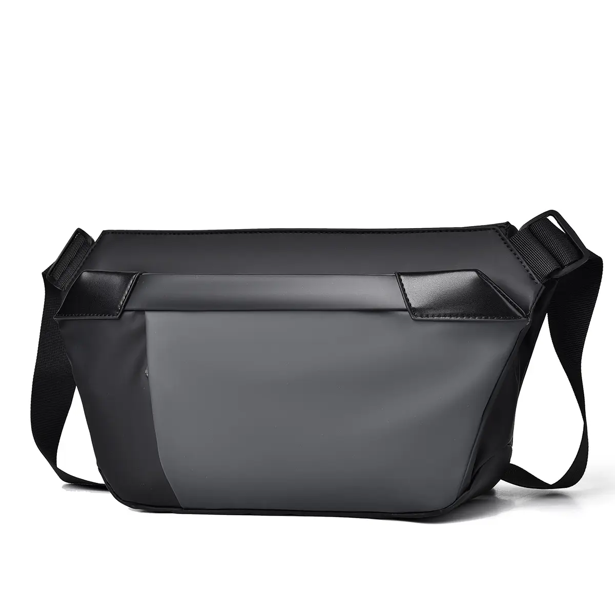 Men's Korean Style Crossbody Bag Black Grey All-match - Image 2