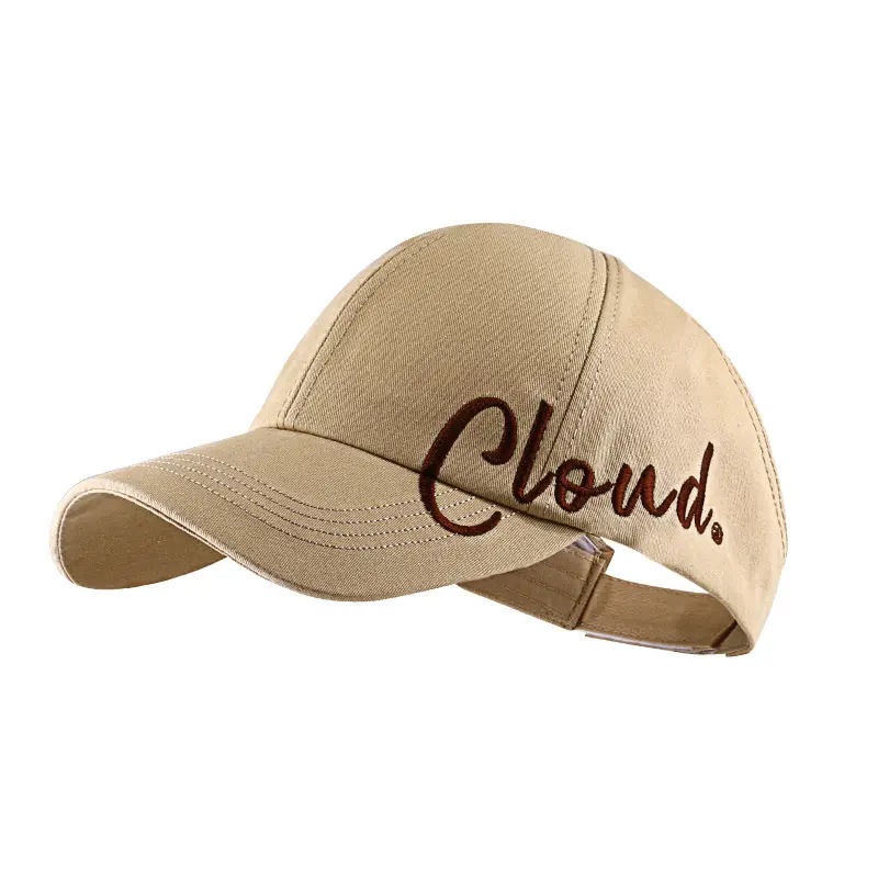 Korean Style Women's Beige Baseball Cap 2024