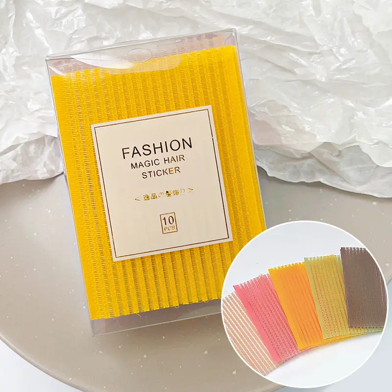 Magic Hair Sticks Yellow Sticky Headband 10pcs - Image 2