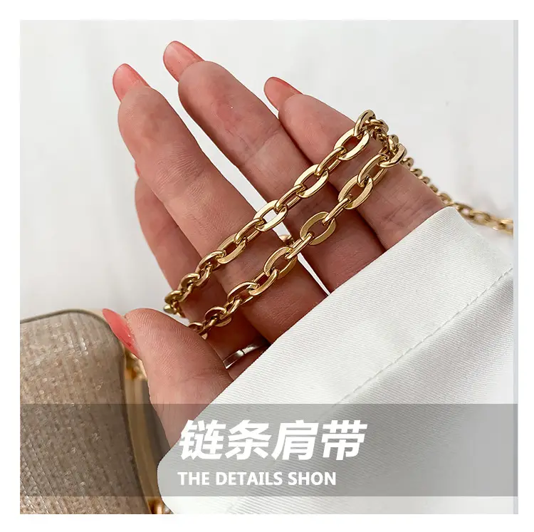2024 Summer Chain Crossbody Bag Blue Square Design — feature 4